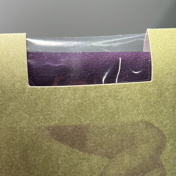 QVC Control Top Tights Legacy Legwear Opaque Blackberry/Purple Sz B A31857 USA - Picture 2 of 8